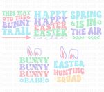 Retro Easter SVG Bundle