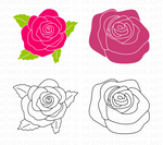 Rose Flower SVG Bundle