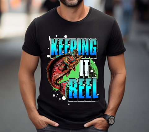 Keeping It Reel Sublimation PNG