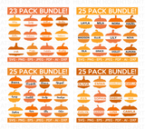 Pumpkin Mega SVG Bundle, 590+ Designs