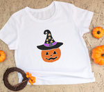 Pumpkin with Witch Hat SVG