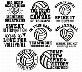 Volleyball SVG Bundle