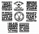 Retro Hockey SVG Bundle