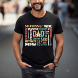 Dad Word Collage PNG