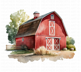 Farm Animals Watercolor Clipart