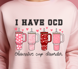 Retro Obsessive Cup Disorder Valentine's Day Png