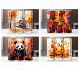 Fall 20 Oz Tumbler Sublimation Wraps Bundle - Volume 1