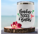 Beaches Booze and Besties SVG