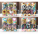 20 Oz Mother's Day Tumbler Sublimation Wraps Bundle