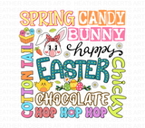 Easter Typography Sublimation PNG