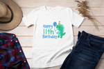 11th Dinosaur Birthday SVG