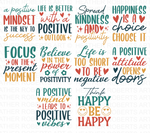 Positive Quotes SVG Bundle