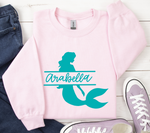 Mermaid Split Monogram SVG