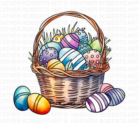 Easter Eggs Sublimation PNG