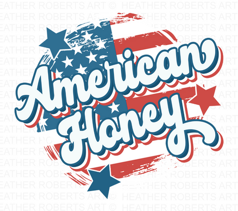 American Honey PNG Sublimation