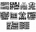 Retro Dog Quotes SVG Bundle