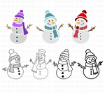 Snowman SVG Bundle