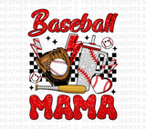 Baseball Mama Sublimation PNG