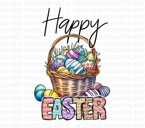 Happy Easter Sublimation PNG