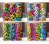 Leopard Print 20 Oz Tumbler Wrap Bundle