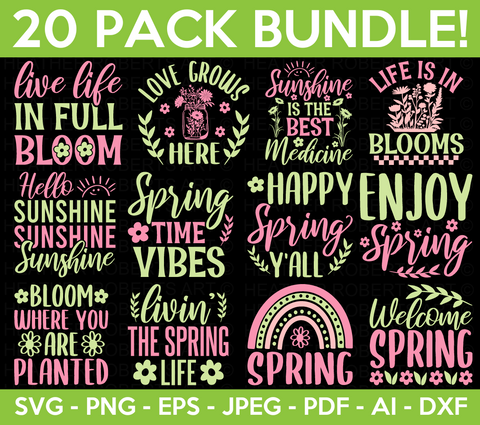 Spring SVG Bundle