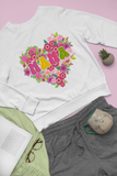 Floral Mama Heart Sublimation PNG