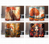 Fall 20 Oz Tumbler Sublimation Wraps Bundle - Volume 2