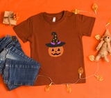 Pumpkin with Witch Hat SVG