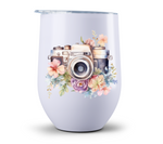 Floral Vintage Camera Sublimation PNG