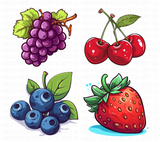 Fruit Clipart Set