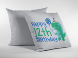 12th Dinosaur Birthday SVG