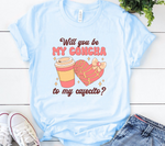 Will You Be My Concha To My Cafecito PNG