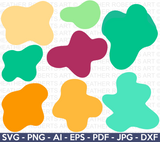 Paint Blobs SVG Bundle