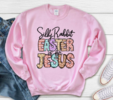 Silly Rabbit Easter is for Jesus Sublimation PNG