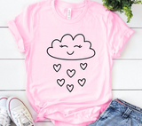 Clouds with Heart SVG