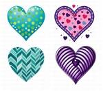 Heart Clipart Set