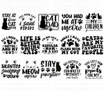 Cat Quotes Svg Bundle