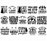 Cat Quotes Svg Bundle