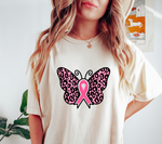 Breast Cancer Awareness Butterfly SVG