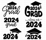 Graduation 2024 SVG Bundle