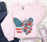 American Butterfly PNG Sublimation