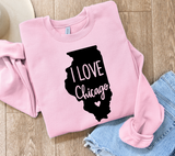 I Love Chicago Illinois SVG