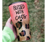 Blessed with Cats SVG