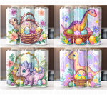 Easter Dinosaur Tumbler Wrap Bundle