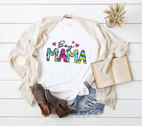 Boy Mama Sublimation PNG