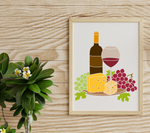 Cheese and Wine Svg