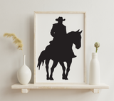 Cowboy Silhouette SVG