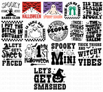 Retro Halloween SVG PNG Bundle