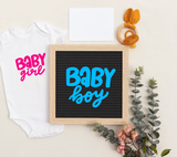 Baby Boy and Baby Girl Mini SVG Bundle