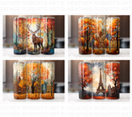 Fall 20 Oz Tumbler Sublimation Wraps Bundle - Volume 1